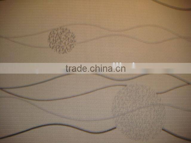 color quietly elegant of tricot printed mattress fabric