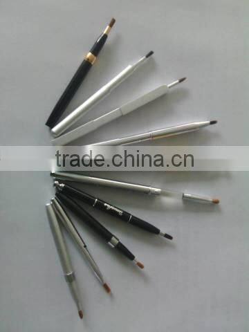 retractable makeup lip brush,cosmetic make up brushes