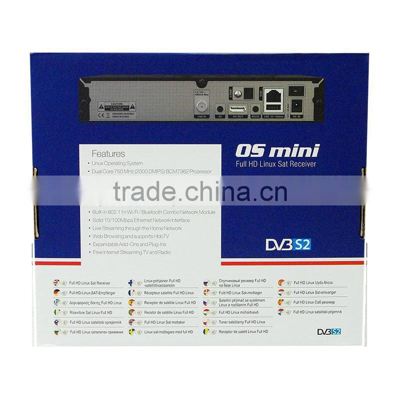 OS MINI DVB-S2 Full HD E2 LINUX Receiver