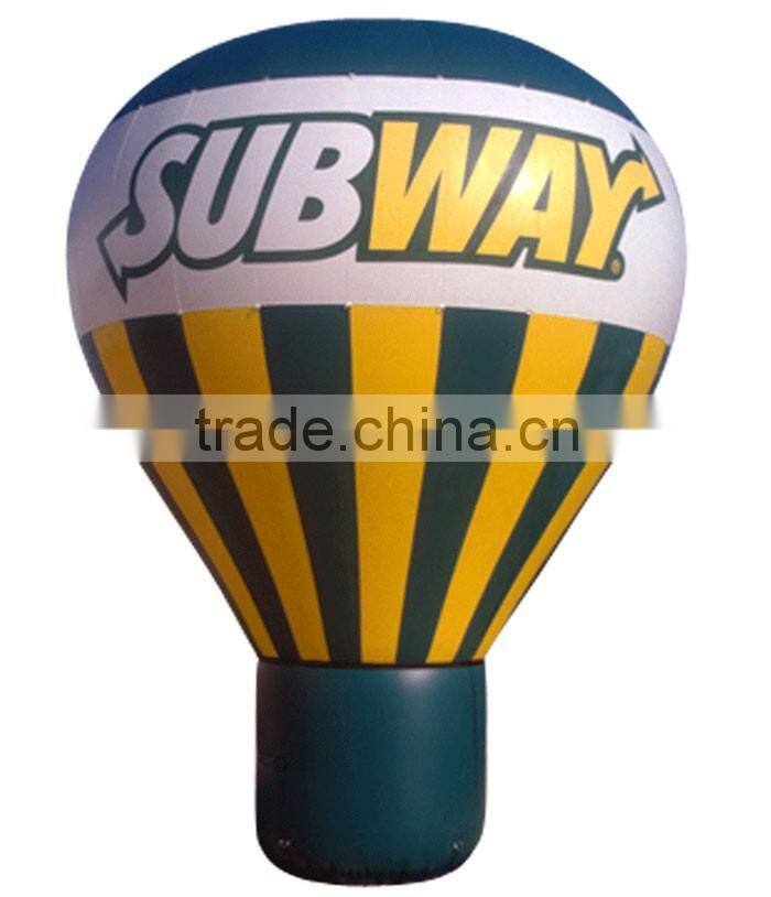 advertising hot air balloon with different banners,cheap hot air balloon price for sale