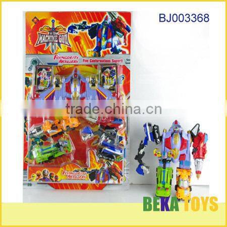 Super cool new plastic transform robot toy for boys