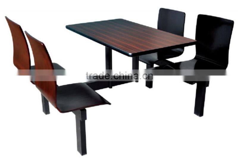 SANLANG fast food furniture for sale used restaurant table and chair set