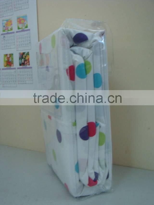 100% cotton fabric bedsheets with reactive print new design of colorful dots pattern bed sheet