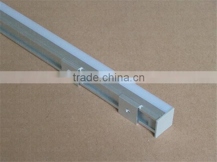 QS-A57 19x19mm LED Aluminium Profile With Flange Used For Pendant light