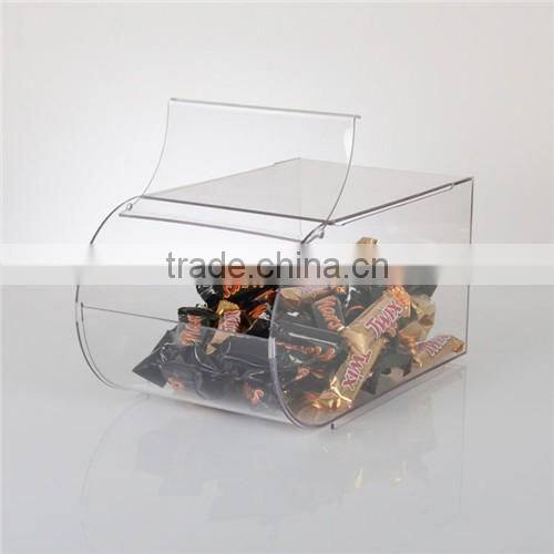 3 tiers clear stackable acrylic candy display case,acrylic candy box,acrylic candy bins wholesale