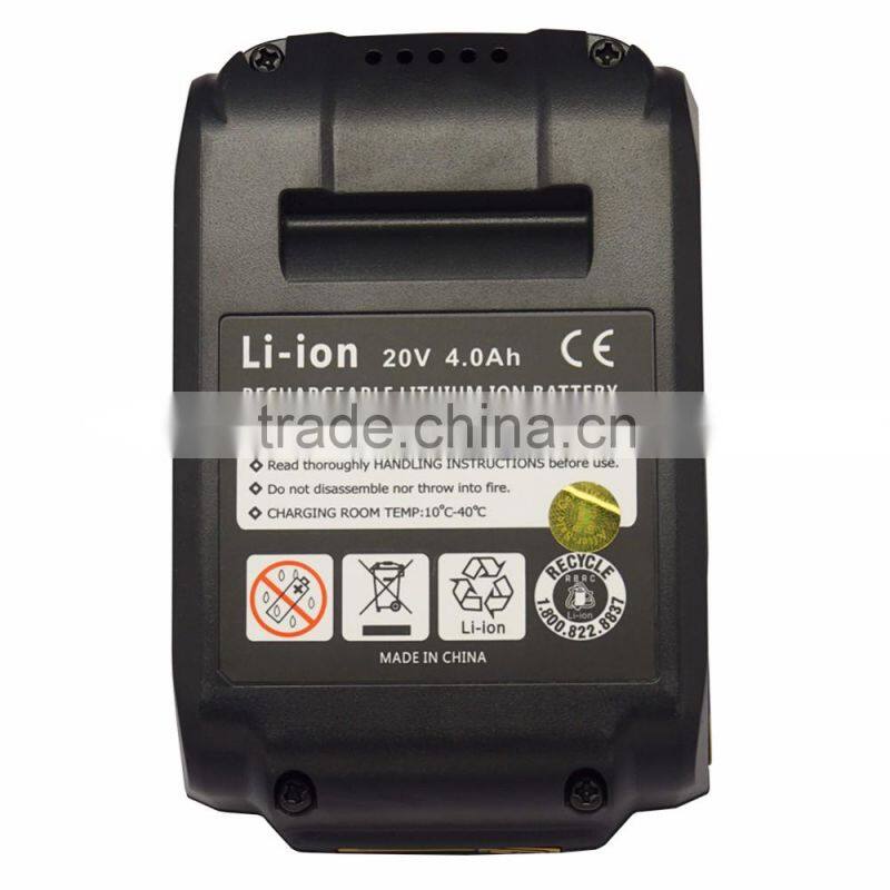 For DeWalt 20V MAX DCB204 Premium XR Lithium Ion Battery Pack 4.0 Ah Li-Ion