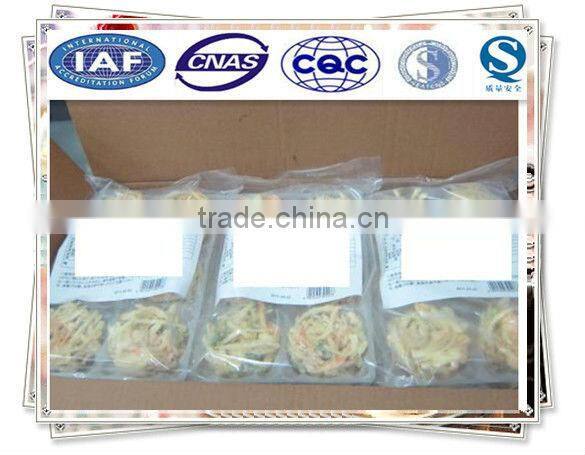 Frozen fried vegetable cake