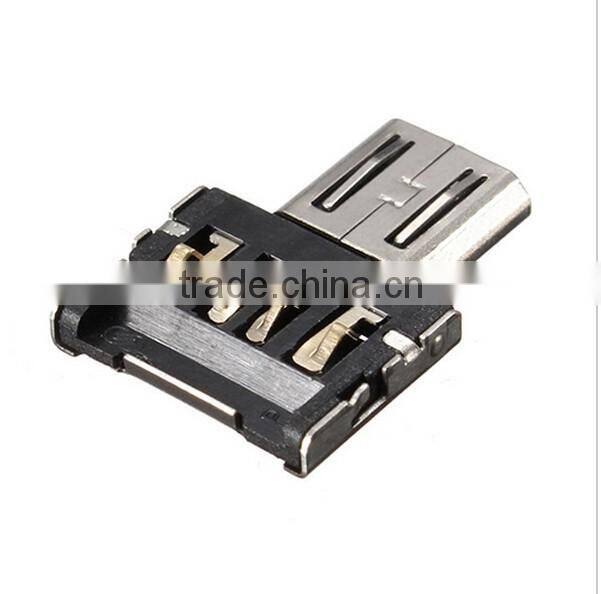 Micro USB Male To USB Female OTG Sticker Adapter Converter For Android Tablet Phone