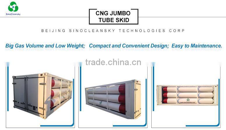 ISO11120 40feet OD559mm 9tubes Natural Gas Jumbo Skid
