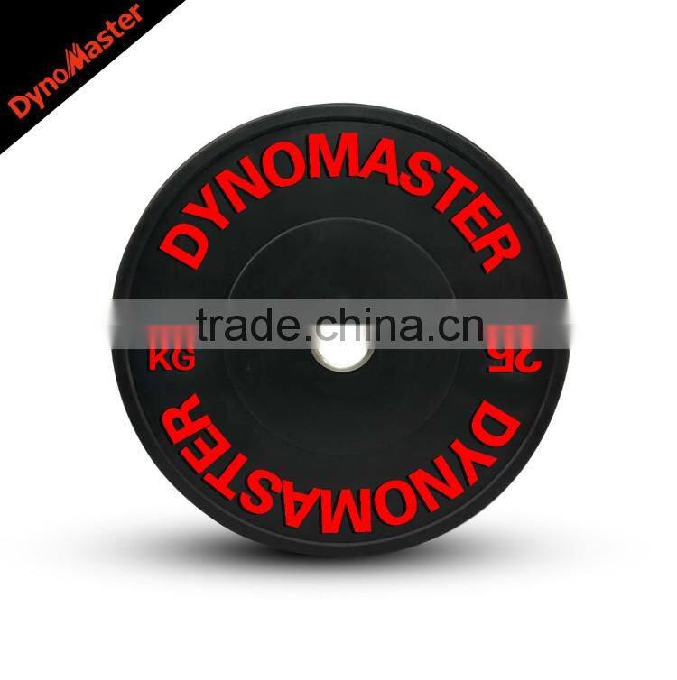 Dynomaster HG Economic Rubber Bumper Plate Black Bumper Plate Set