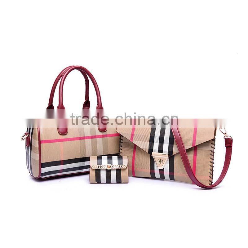 New Designer Wholesale Collage Frame Women Leather Fashion Handbag