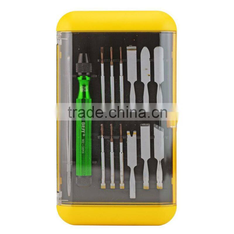 14 in 1 Professional Precision Screwdriver Set Disassemble Repair Tools Kit For iPhone For iPad - BST-302
