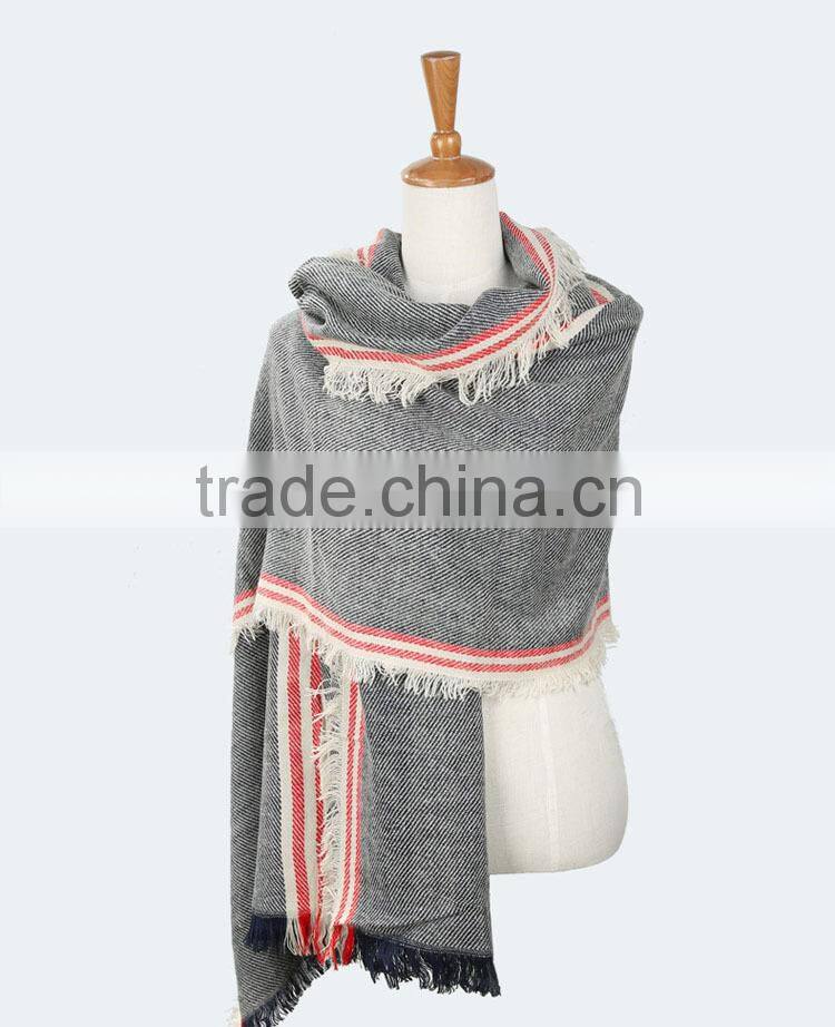 2015 Fashion plaid pashmina scarf