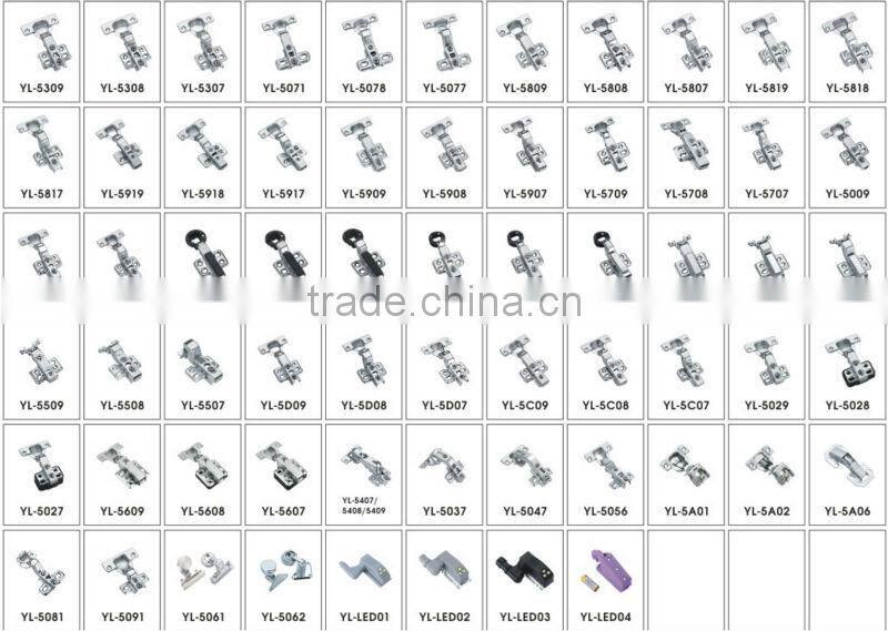 35mm cup aluminum gate hinge soft close hydraulic cabinet cupboard closet hinge