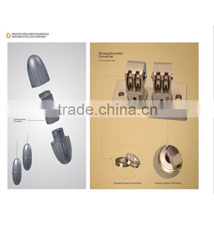 Aluminum Adjustable Style Manual Clothing Drying Rack