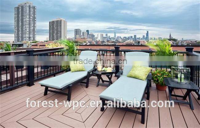 wood plastic composite playground high density solid deck