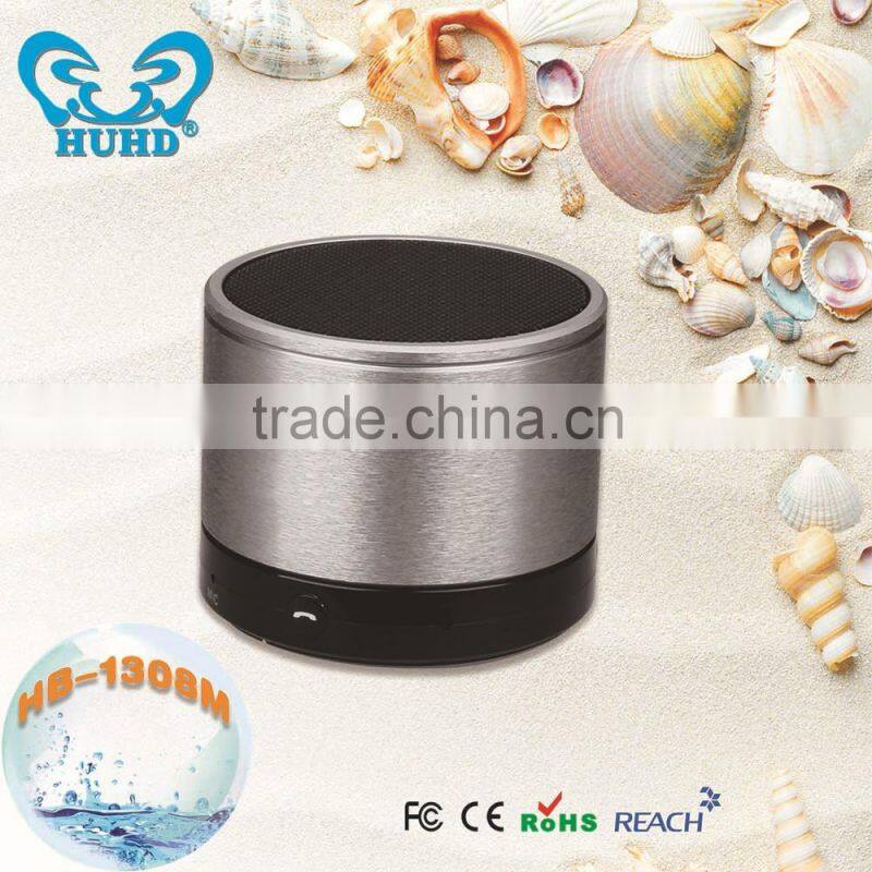 Waterproof Wireless Bass Stereo Mini Bluetooth Speaker With Mic HB-1308M