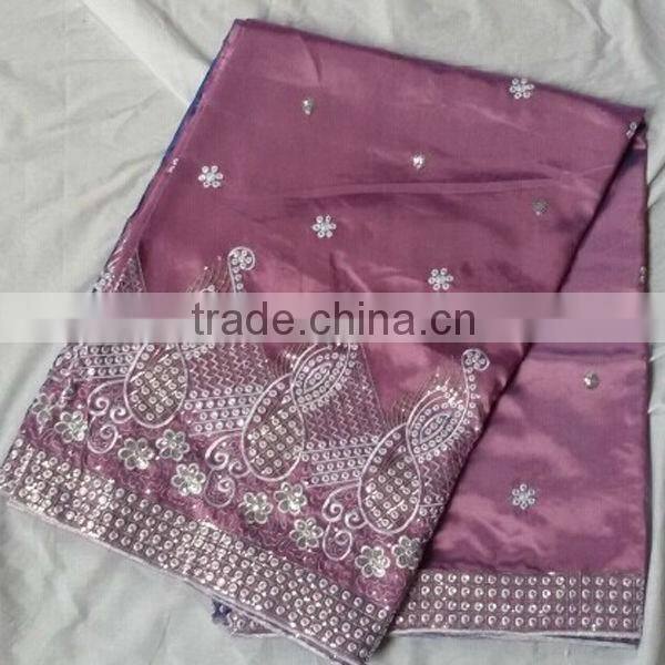 African Raw silk george fabric in stock