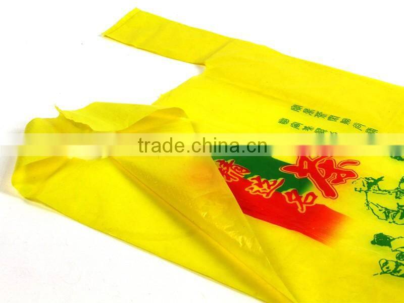 Oem Factory China Hottest plain plastic t-shirt bag