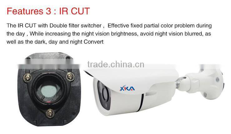 Infrared Day and Night vision auto switch Water-proof bullet High definition 1080P AHD camera