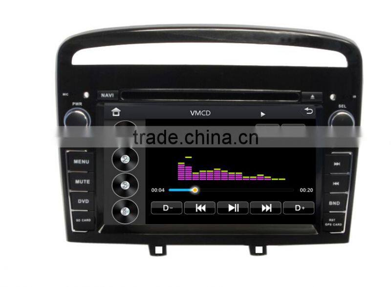 ZESTECH China Factory OEM ODM 2 din car dvd gps for Peugeot 408 with Win CE 6.0 system GPS+DVD+BT+TV+3G+Phone