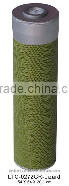 promotion leather travel cigar humidor cigar tube smoking gift set wholsale