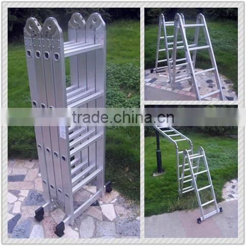Hot sales 3.7m Aluminium multi-purpose ladder