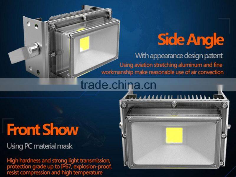 Patent Outdoor Waterproof IP67 30W 50W 100W 150W 200W LED Flood Light