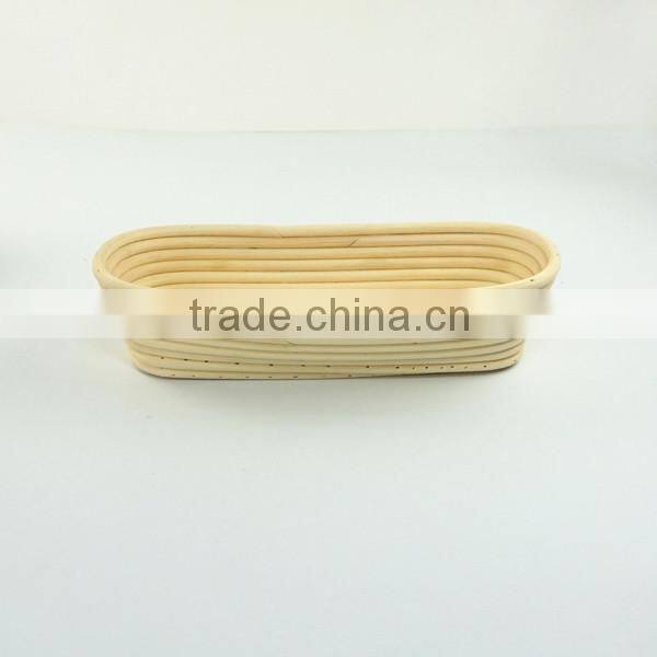 Oval shape rattan banneton proofing basket with lining