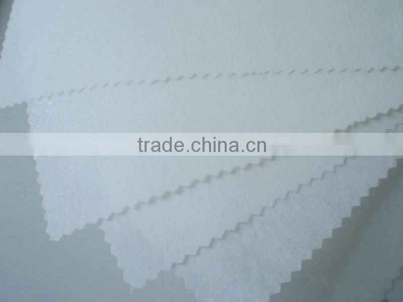 1020HF Chemical bonded Interlining(nonwoven fabric , fusible interlining)