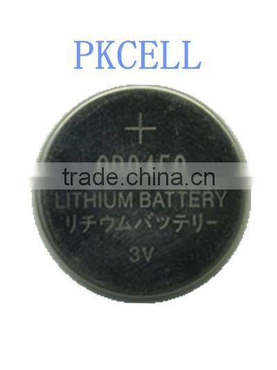 PKCELL primary LiMnO2 button cell batteries CR2450 600mah