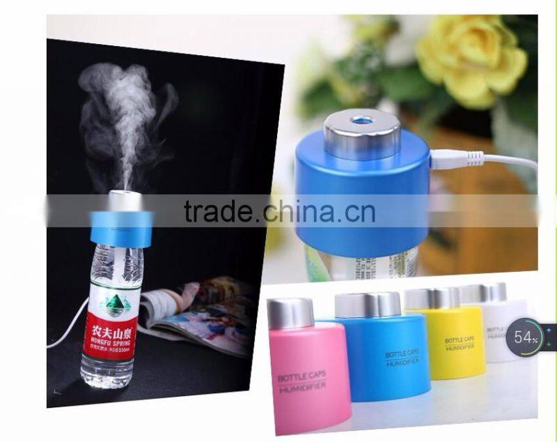 factory direct 5V USB Ultrasonic bottle caps air purifier / air cleaner /air freshener /for best promotion gift