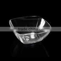 Unique engraved glass plate for candy and nuts