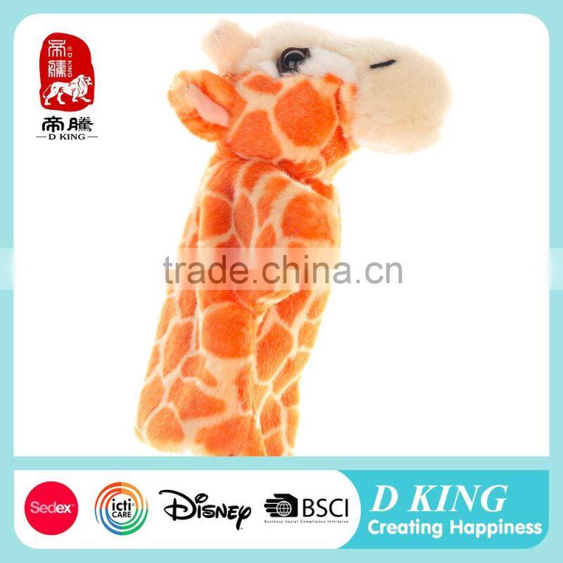 2016 wholesale Fun lovely plush animal hand puppet toy
