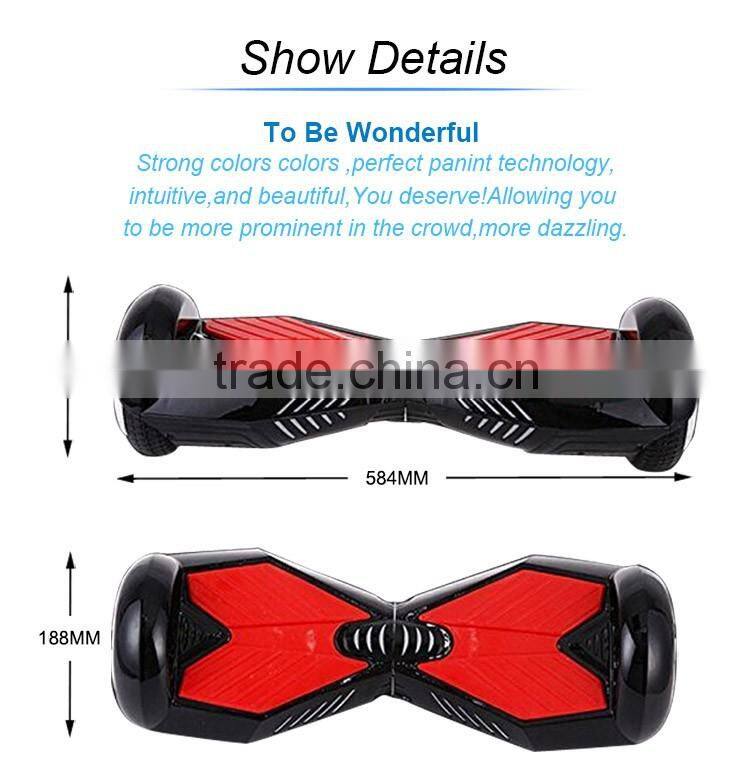 2016 China good priced 6.5 inch lamborghini hoverboard two wheel with bluetooth