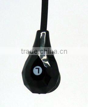 2016 A101 latest stylish with strong bass plastic headphone /earphone 3.5mm Jack