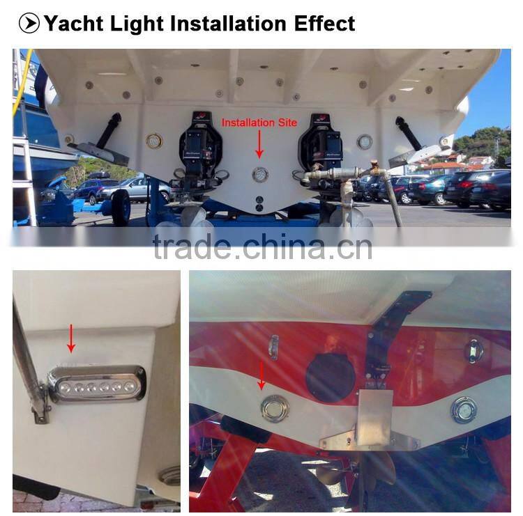 4.5 inch 27W round yacht boat marine light IP 68 316 stainless steel anti-corrosion