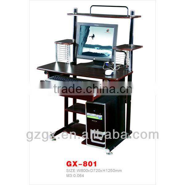 GX-700BA small tall office wood computer table, office furniture