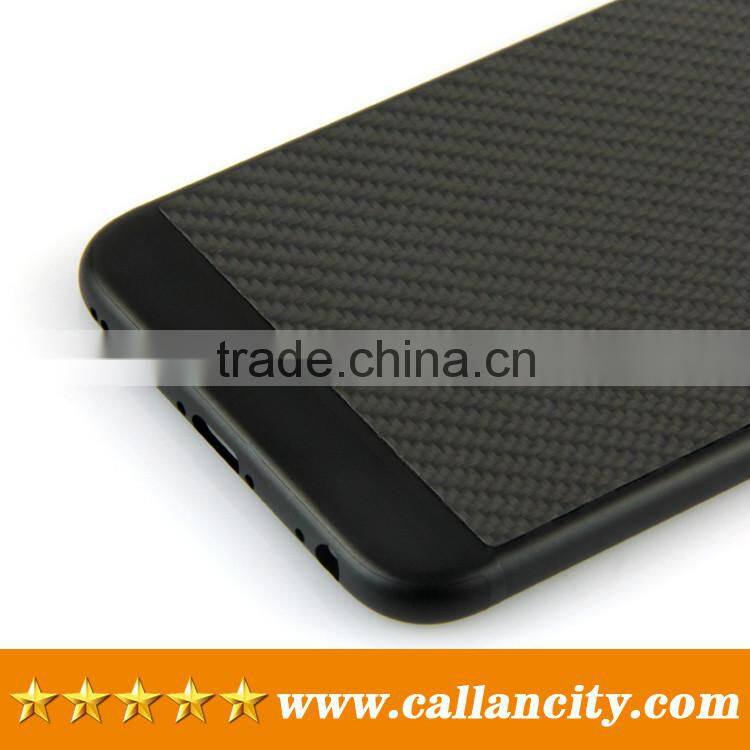 2016 new arrival matte carbon fiber for iphone 6 plus housing custom