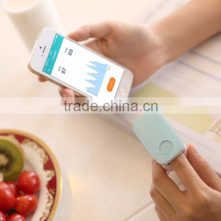 home check fingertip pulse oximeter portable bluetooth pulse oximeter