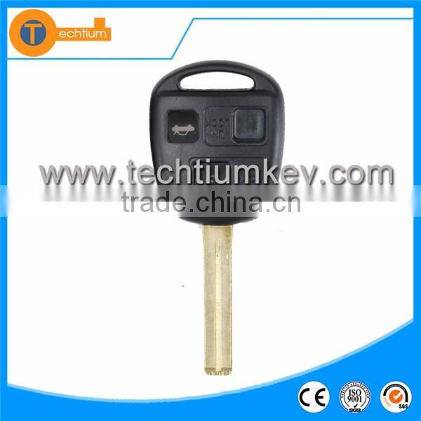 hot selling Lexus 2 button remote key With 433Mhz 4D67 Chip Long blade with logo for lexus rx350 gs300 rx330 ls430