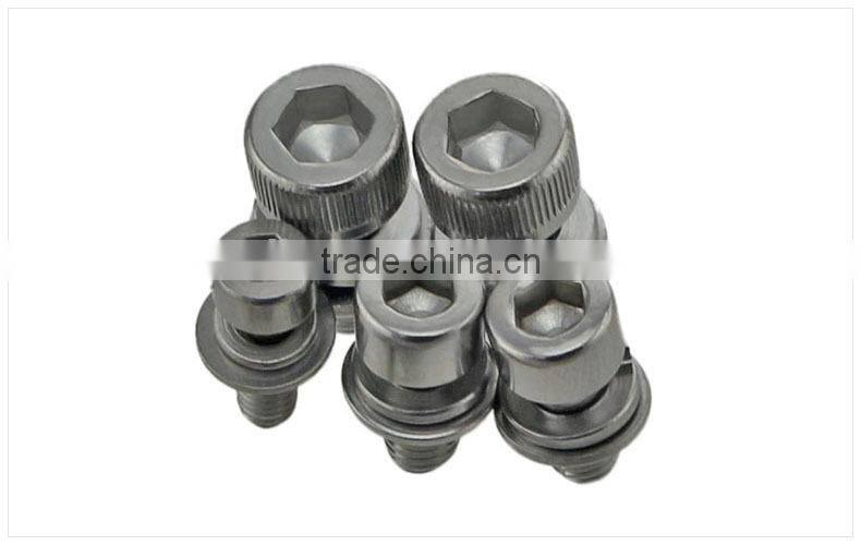 Supplier from China Circular Cushion Three Combination Hex Bolt With Washer