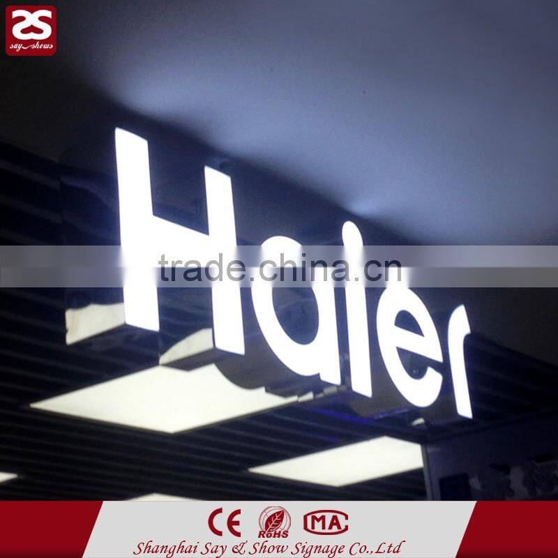 waterproof frontlit channel letter metal alphabet letter led sign logo