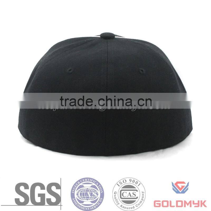 Custom Fitted Cap with Flat Bill