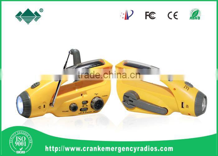 Rechargeable led emergency lantern with phone charge and radio