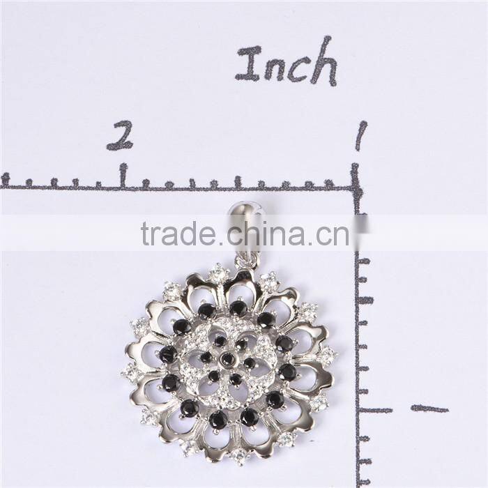 2016 Fashionable Flowers Of Life Design 925 Sterling Silver Pendants