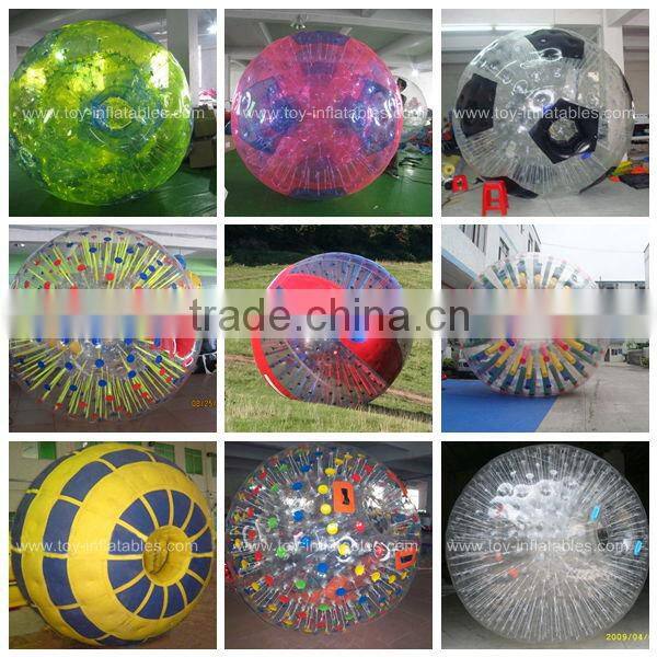 Discount customized shining inflatable zorb ball