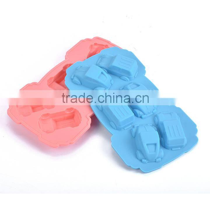 Fancy mini car shaped silicone ice cube tray
