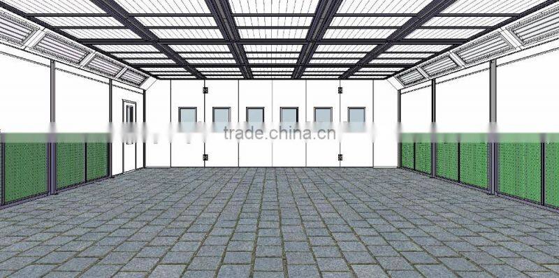 JF epoxy paint oven car parts furniture cabine de pintura