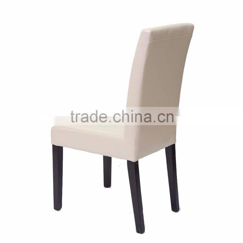 Popular antique arm antique dining leather high back chair